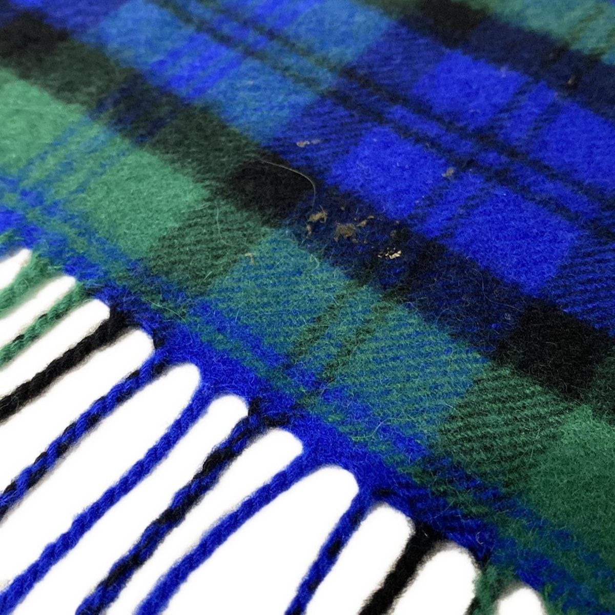 johnstons of elgin(ジョンストンズ) マフラー美品 - グリーン