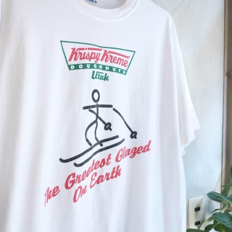 Krispy Kreme】90s-00s クリスピークリーム プロモーションTシャツ 