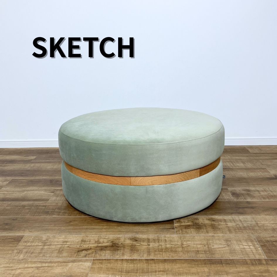 【マルニ】アームデスクチェア　書斎椅子　地中海　モケットグリーン マルニ】アームデスクチェア 書斎椅子 地中海 モケットグリーン