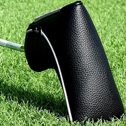 【新着商品】アメリカ ピン型 高品質単色カバー マグネット パターカバー ゴルフ パターカバー Teeth ピンタイプ Big ブレード型