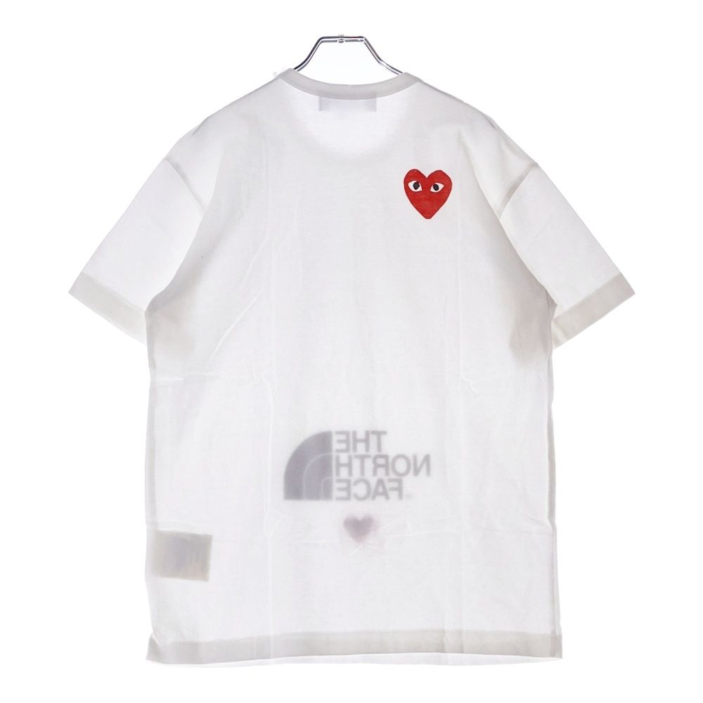 コムデギャルソンTHE NORTH FACE コラボ半袖Tシャツ ホワイト　L THE NORTH FACE ホワイト コムデギャルソンコラボTシャツ L