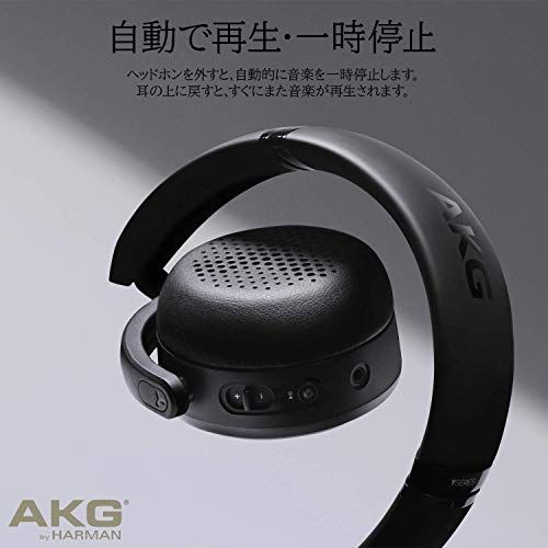 グリーン AKG Y500 WIRELESS Bluetoothヘッドホン マルチポイントAAC