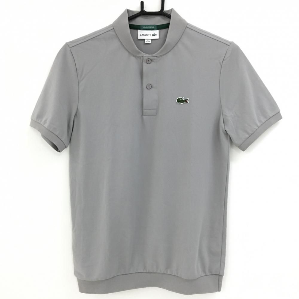 LACOSTE グレー ポロシャツ EXCLUSIVE EDITION LACOSTE グレー ポロシャツ EXCLUSIVE EDITION