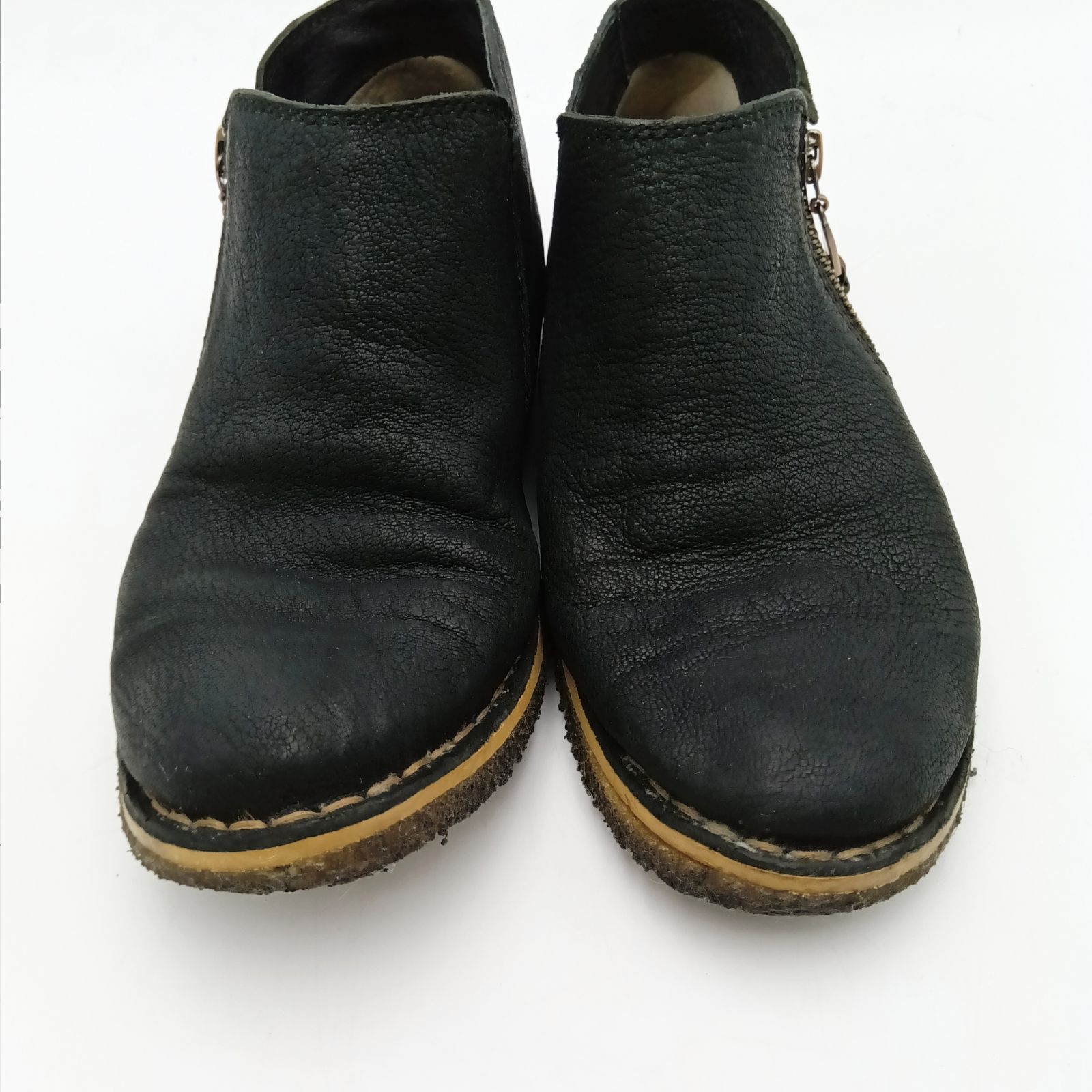 UGG アグ ショートブーツ ブラック サイドジップ レディース