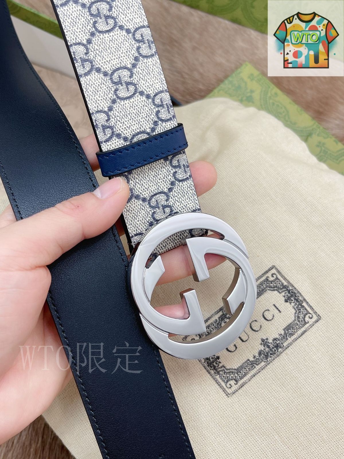 今日特価】Gucci グッチ ダブル G ベルト-3 - メルカリ
