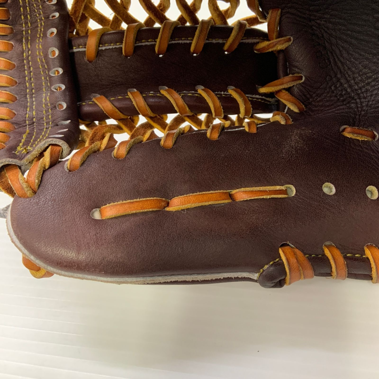 久保田スラッガー軟式KSN-MP19中古 久保田スラッガー KSN-MP19 バーガンディ タン紐 C-7747 内野手用 軟式