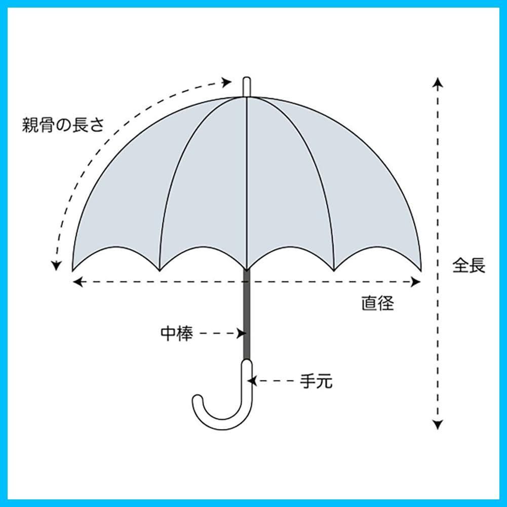 商品 ネイビー 16本骨 無地 413-002 紳士長傘 ジャンプ式 親骨グラスファイバー 中谷 65 cm