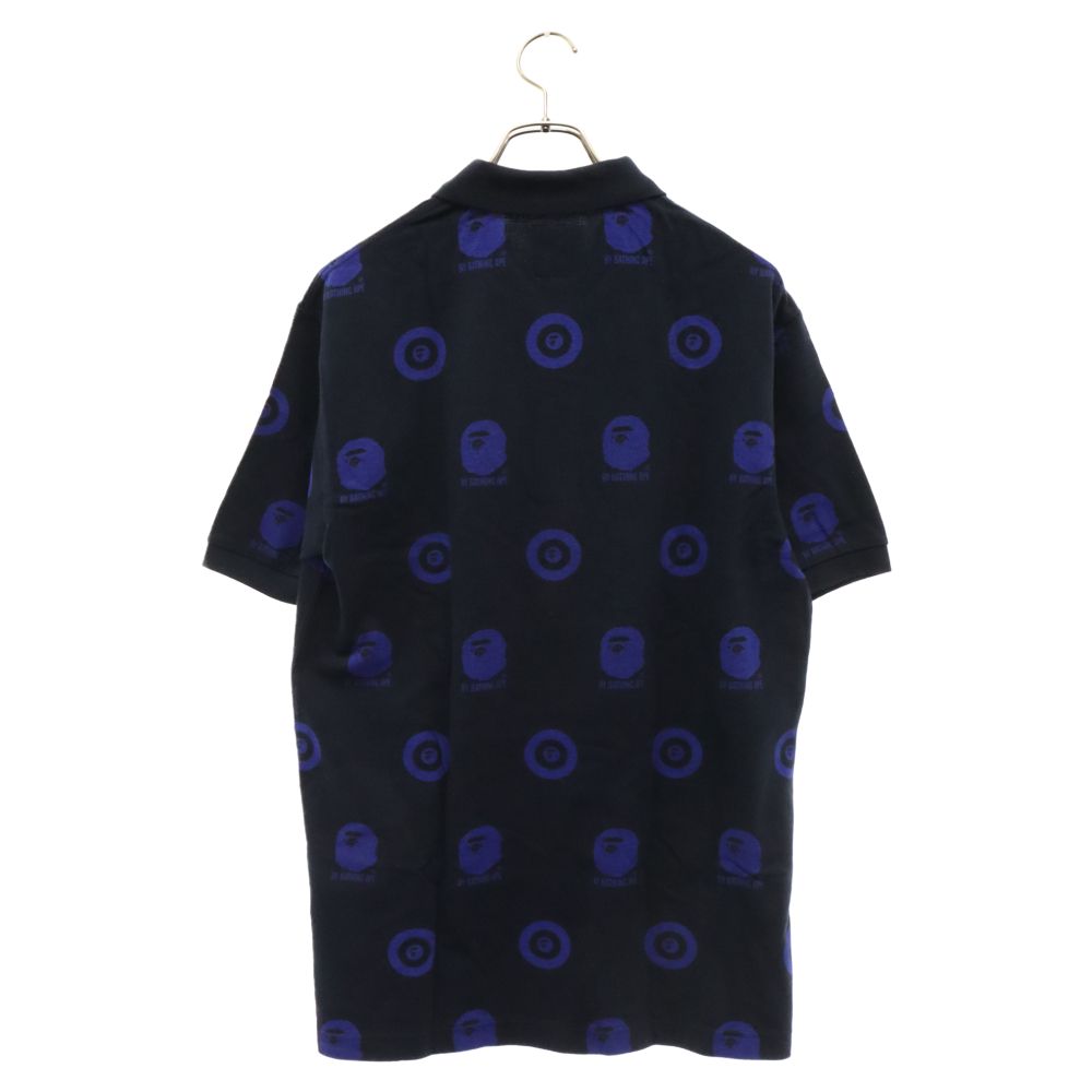 エイプ　ポロシャツ　正規品 APE HEAD LOGO ポロシャツ Mサイズ a bathing ape BAPE エイプ
