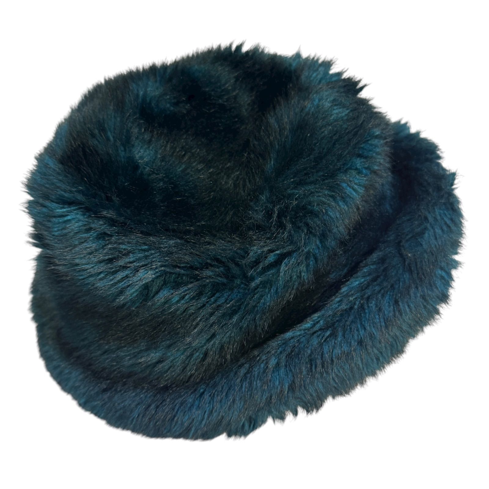Z1501 Vivienne Westwood ACCESSORIES ヴィヴィアンウエストウッド フェイクファーバケットハット 帽子 オーブ M 青 ブルー レディース M