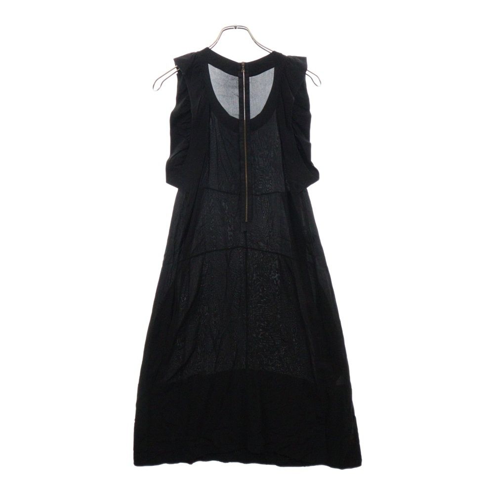 MARNI (マルニ) Frill one-piece フリルスリーブ バックジップ シルク 