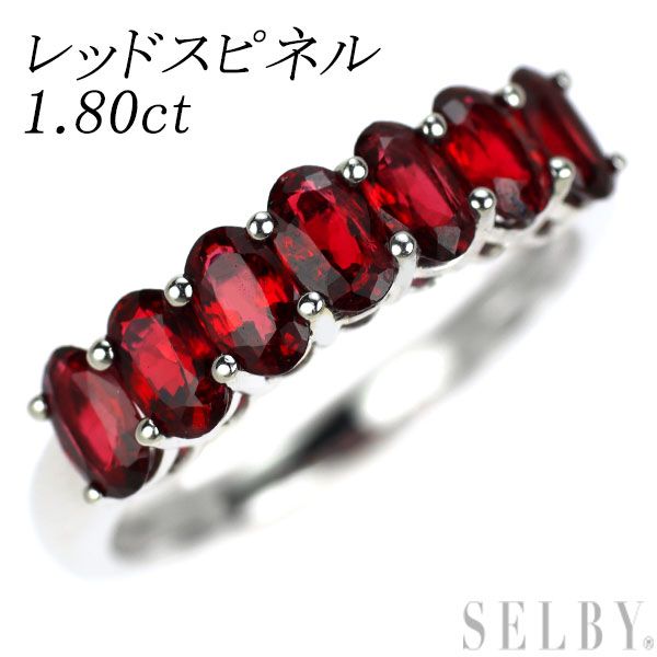 K18WG レッドスピネル リング 1.80ct - メルカリ