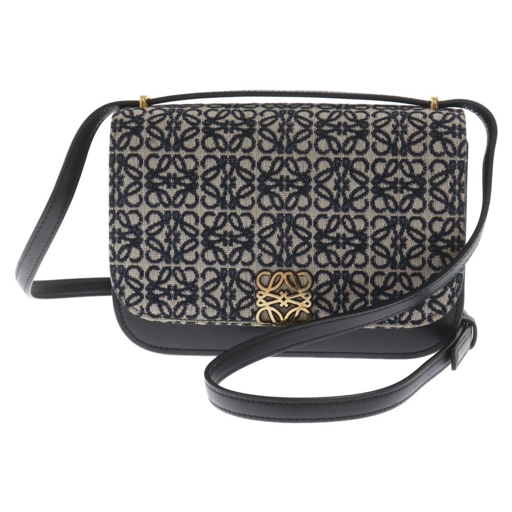LOEWE (ロエベ) Small Goya Bag In Anagram Jacquard And LOEWE (ロエベ) Small Goya Bag In Anagram Jacquard And
