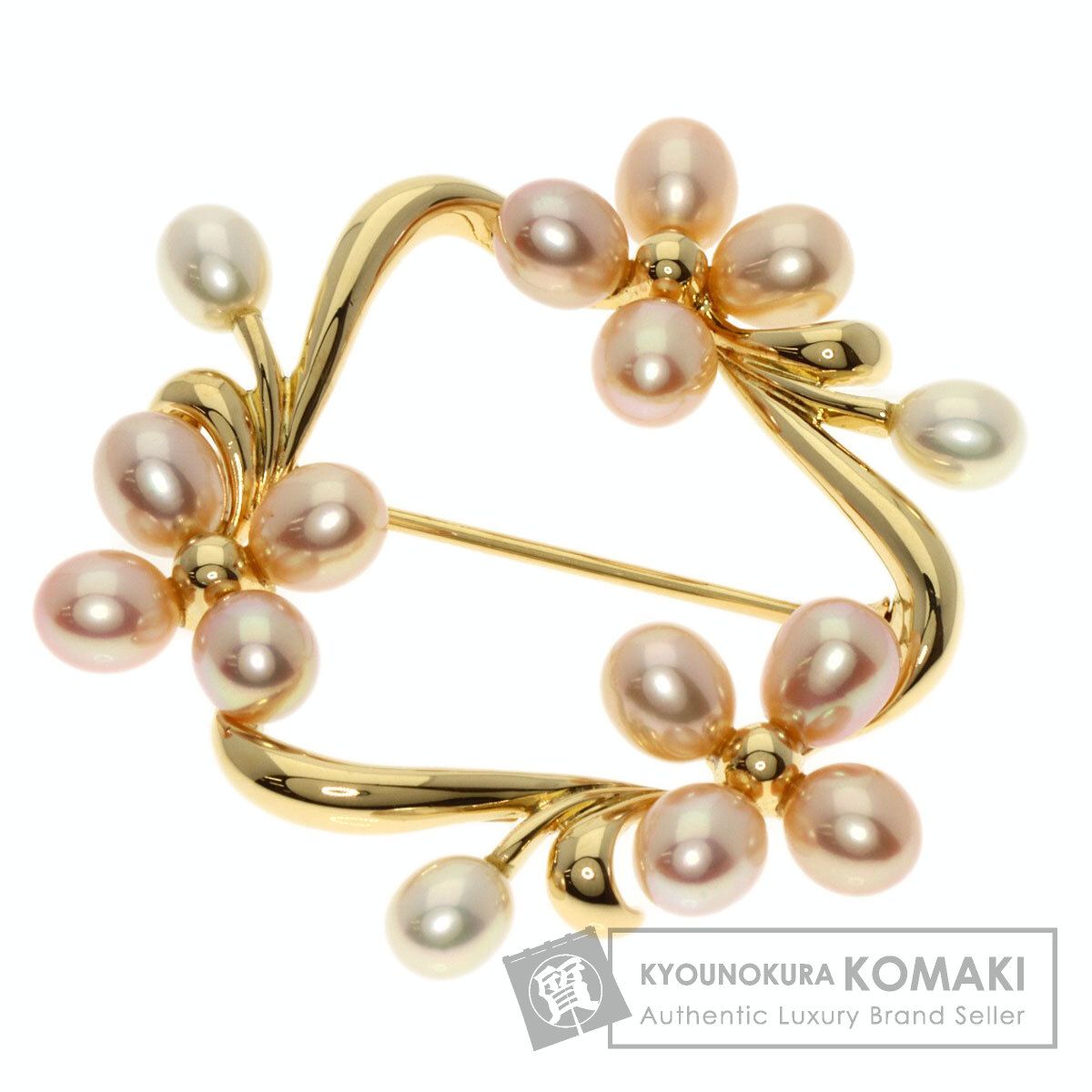 美品❗MIKIMOTO ミキモト パール付き ブローチ & グラスホルダー❤ MIKIMOTO ミキモト ブローチ グラスホルダー MIKIMOTO ミキモト