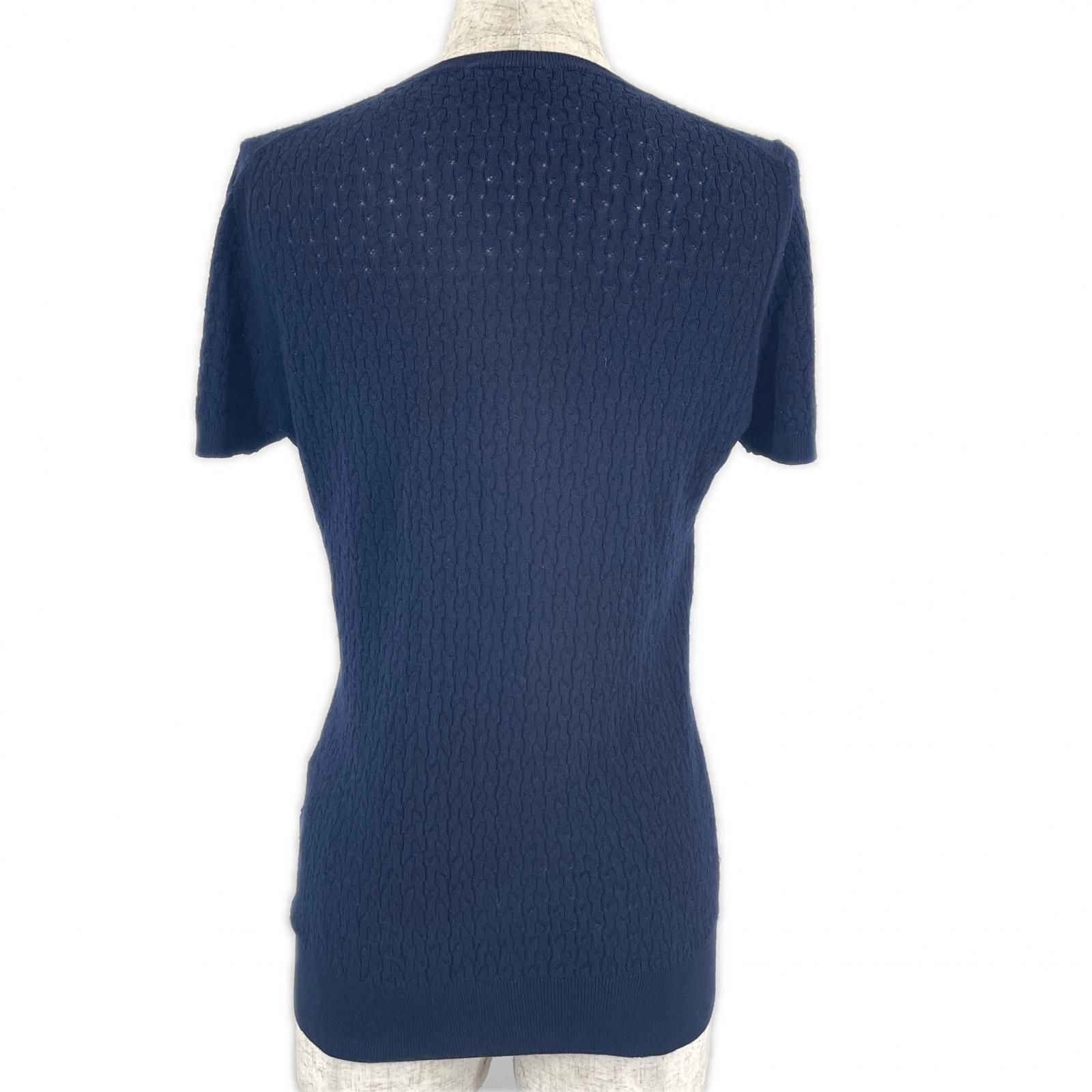 長袖カーディガン 半袖ニット