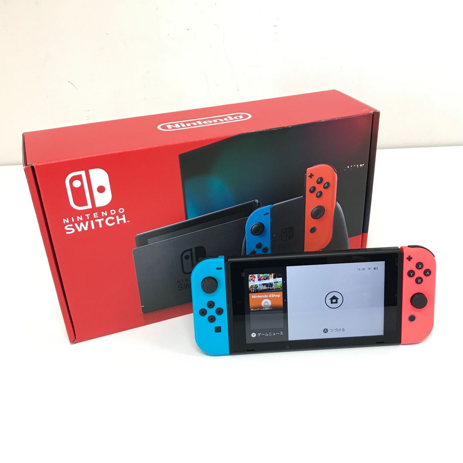 θ【未使用品】Nintendo Switch 新型 ネオンブルー/ネオンレッド - メルカリ