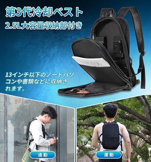 ペルチェ ベスト【2024夏独創＆3つ冷却ブレート付き＆最大-25