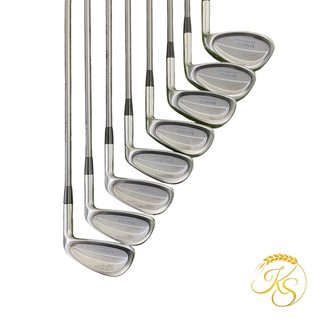 ダンロップ レディース アイアン 8本 右 MAXFLI FX-21 FORGED