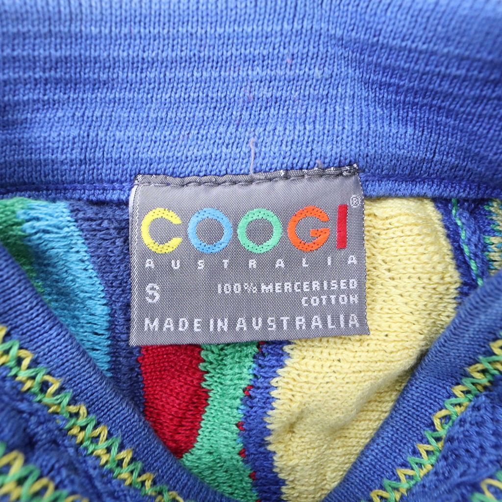 90年代 COOGI クージー 3Dニット 丸首 セーター マルチカラー (メンズ