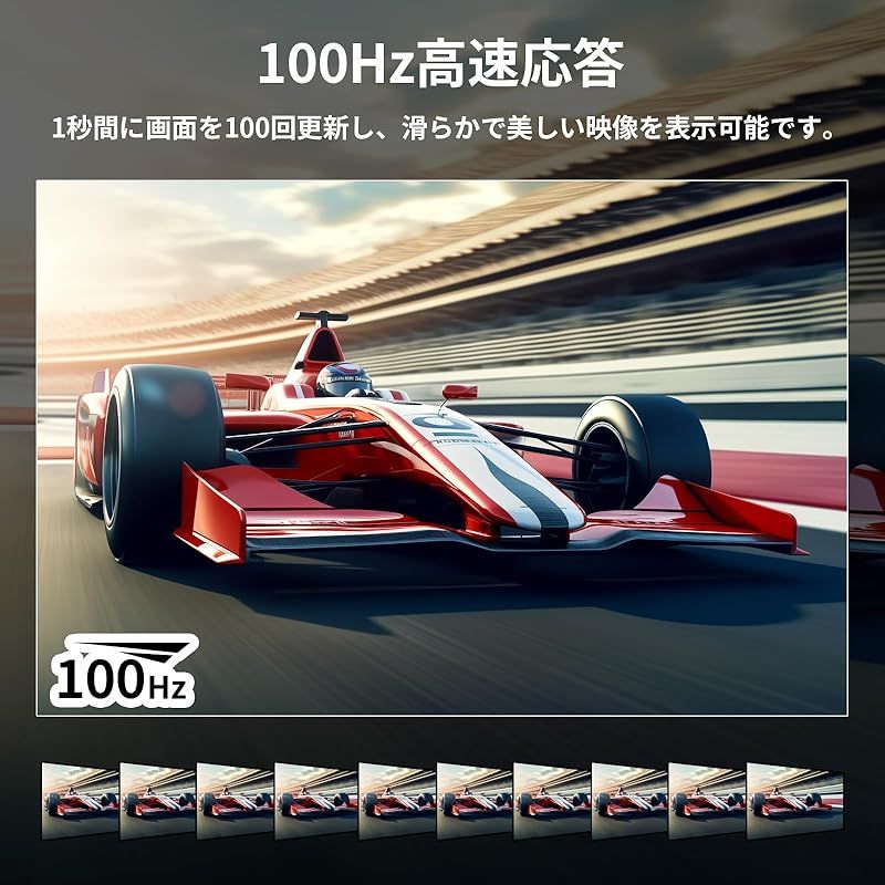 Minifire 24インチ USB-C 100 Hz モニター IPS スピーカー内蔵 HDR 10 Adaptive Sync VESA対応 フレームレス Type-C HDMI スピーカー付 HDMIケーブル付-MF 24 X 3 C