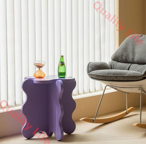 サイドテーブル うねうねサイドテーブル テーブル ウェーブ ベッドサイドテーブル ミニデスク 北欧 おしゃれ 韓国インテリア レトロ MARWIL-DEMENAGEMENTS_CH