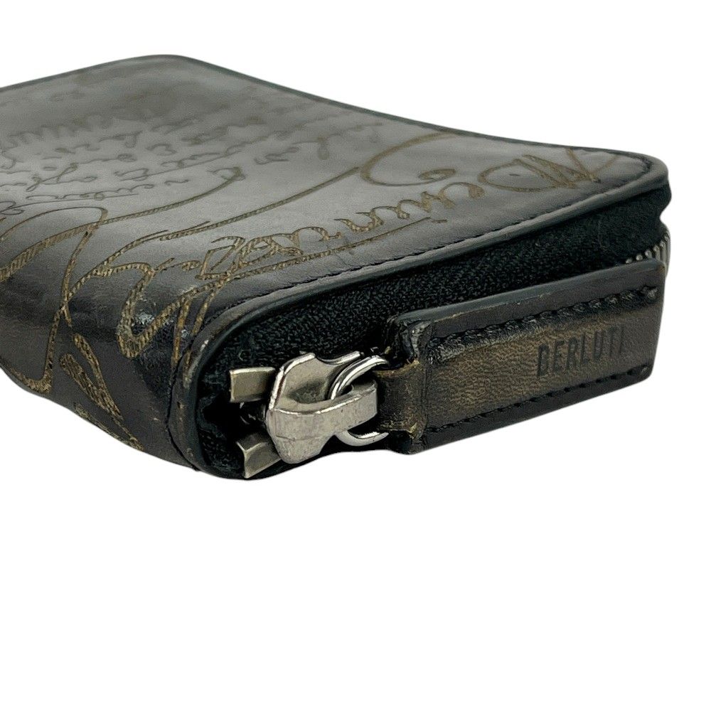 ◇ベルルッティ◇カリグラフィ/レザー/ラウンドファスナー/コイン