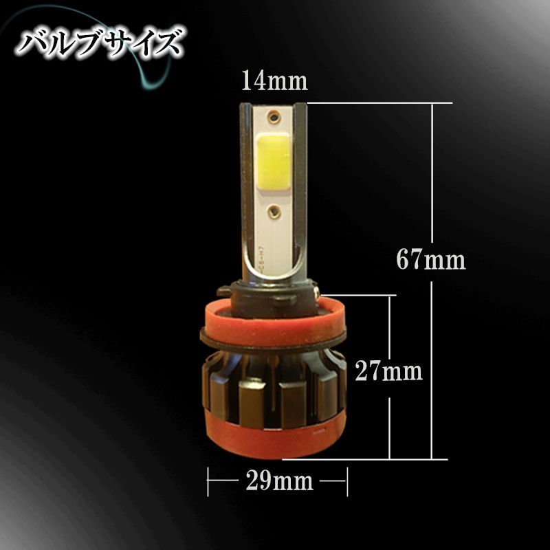 LEDフォグランプ グリーン ライムグリーン H8 H11 H16 緑 2個 - メルカリ