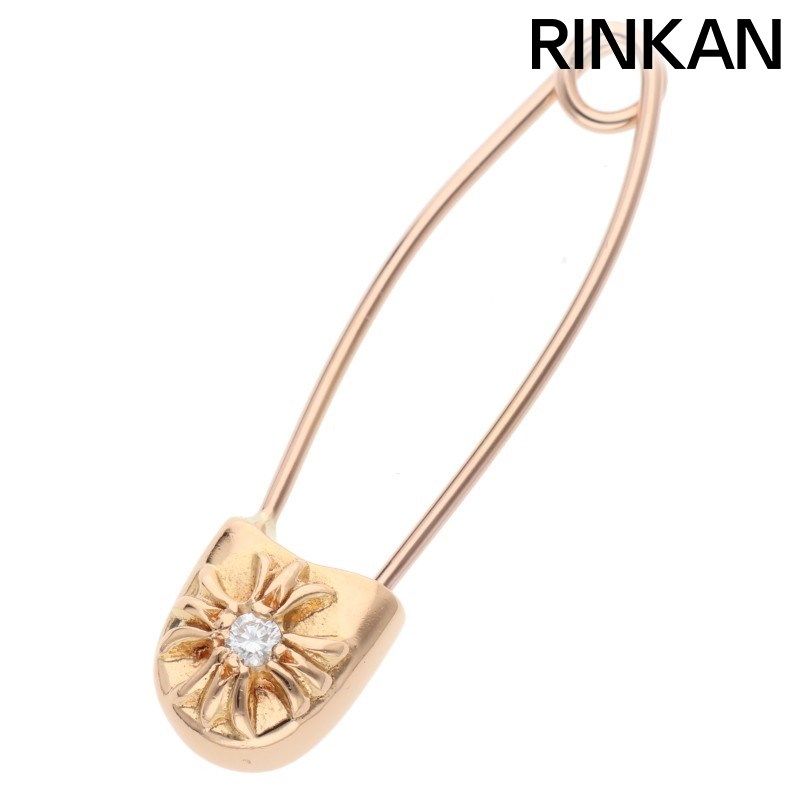 クロムハーツ 22K SAFETY PIN S 1DIA/22Kスモールセーフティピン 1