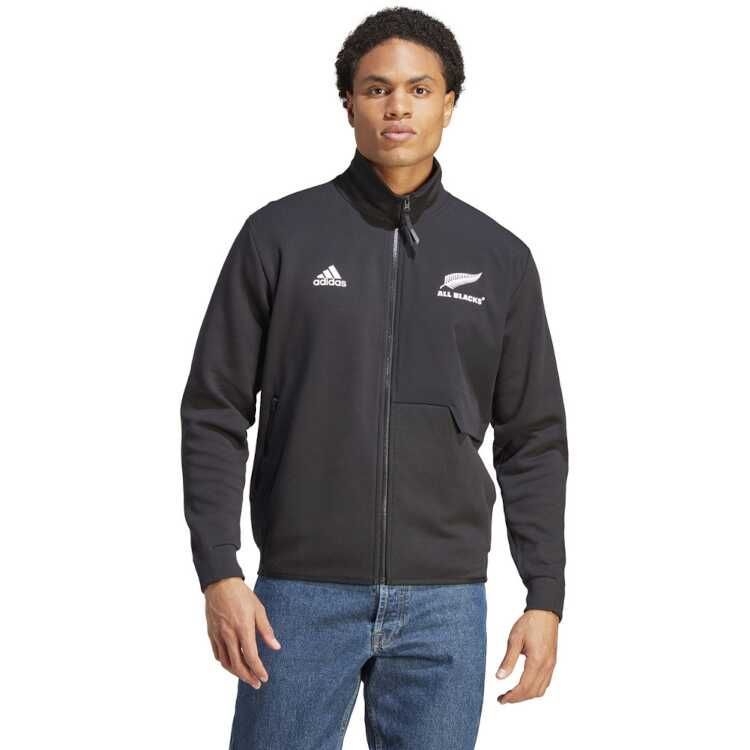 【美品】adidas オールブラックス アンセムジャケット（J 4XL） アディダス RWC オールブラックス ラグビー アンセムジャケット(メンズ