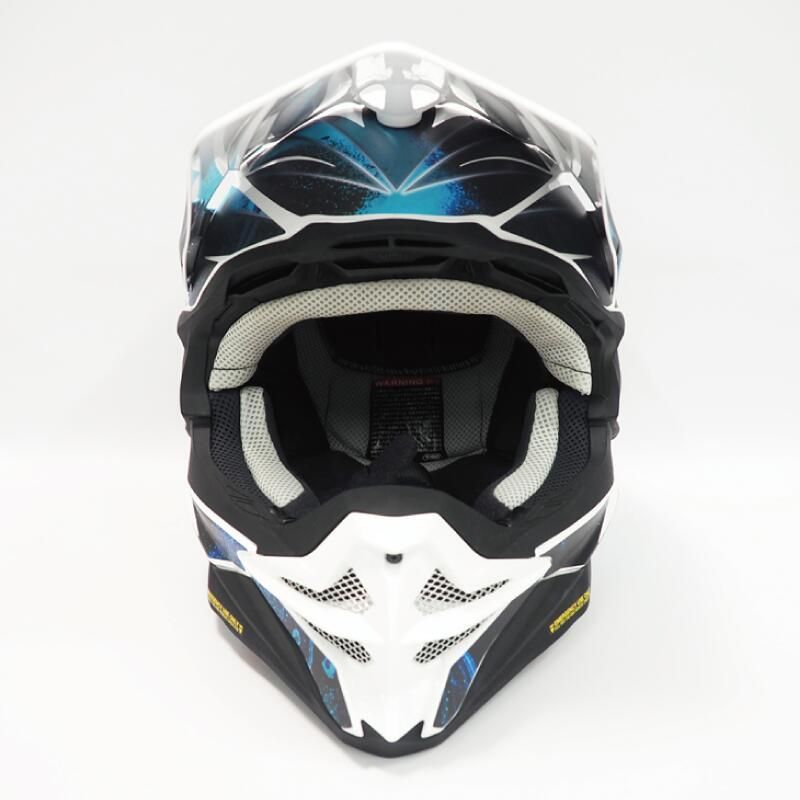 VFX-WR用 ヘルメットデカール Mサイズ サイケデリック オフロード ショウエイ モトクロス カラフル ステッカーセット バイク用品 オリジナルデザイン バイクヘルメット アクセサリー イメチェン 貼り替え シール 傷隠し かっこいい おしゃれ ダーク