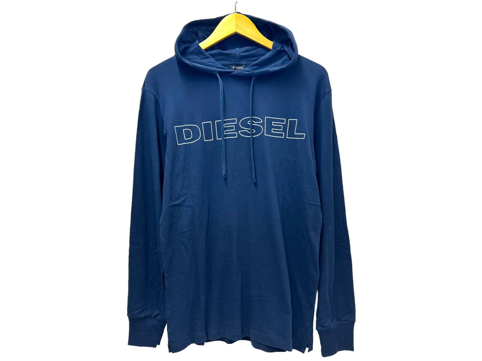 DIESEL (ディーゼル) パーカー ロゴ フーディー 薄手 綿 コットン M