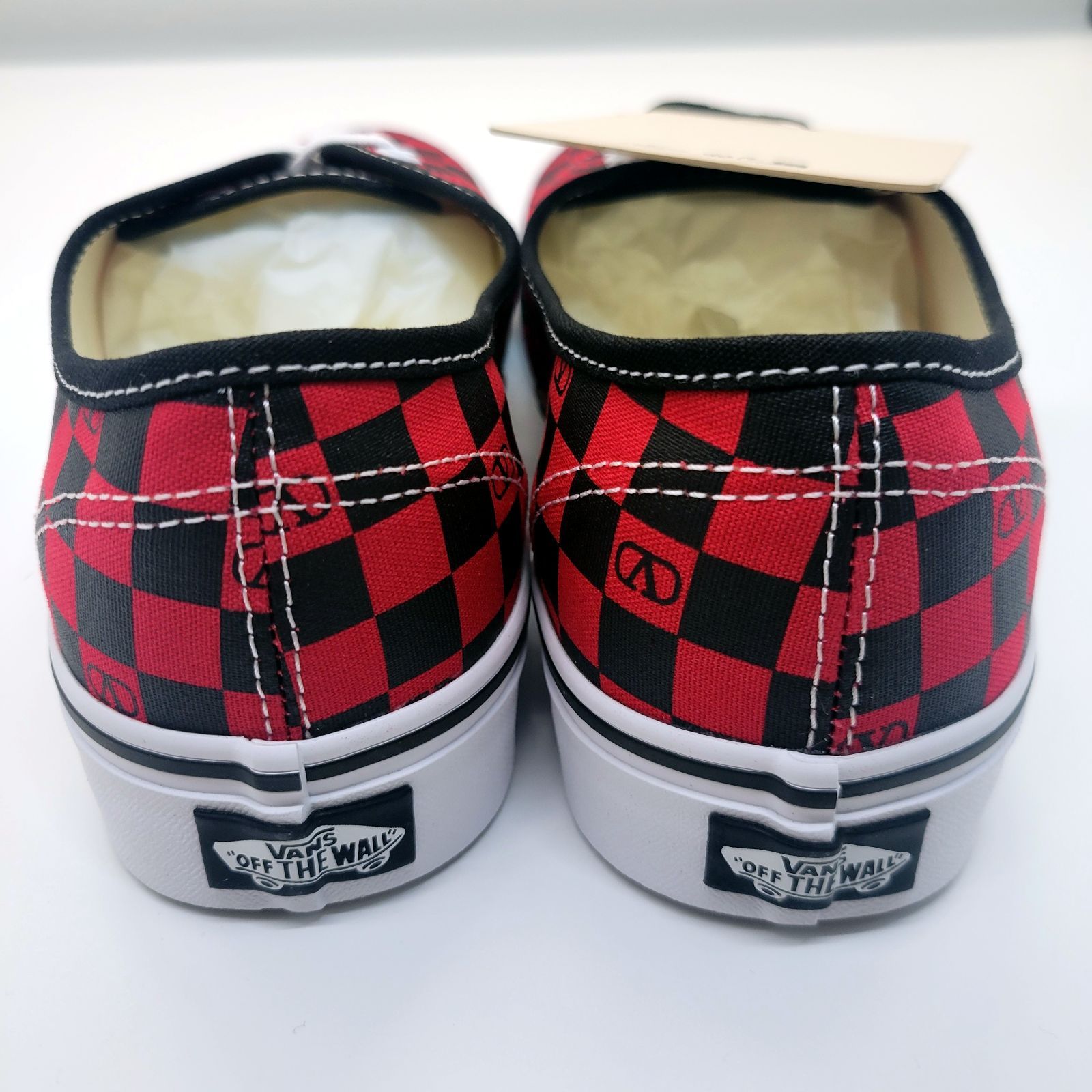 VANS x VALENTINO チェッカーボードスニーカー ヴァレンティノガラヴァーニ X Vans コラボレーション Vロゴ