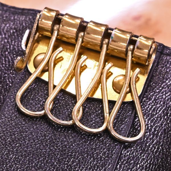 本物 新品 モラビト 最高級ポロサスクロコダイルレザー 4連キー
