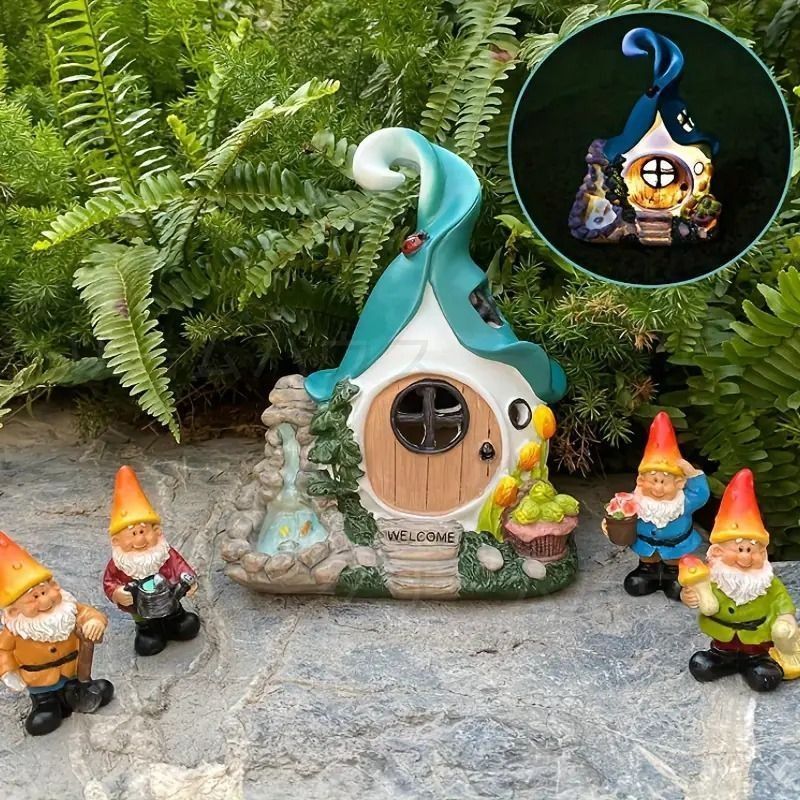 ノームの灯り　小人　ソーラーガーデンライト・防水 ノームの灯り 小人 ソーラーガーデンライト・防水