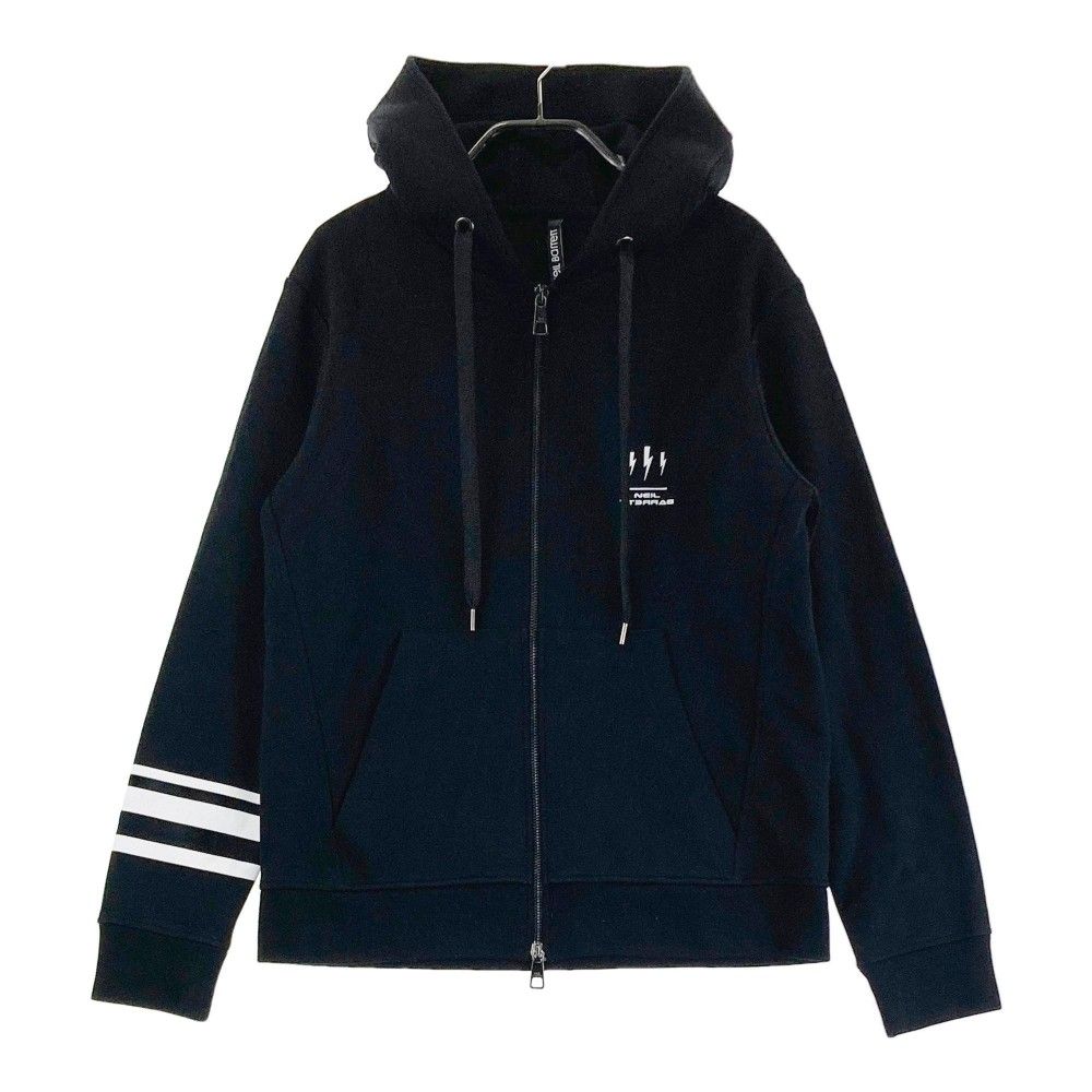 Neil Barrett ニールバレット ジップパーカー ブラック系 XS Neil Barrett ニールバレット ジップパーカー ブラック系 XS