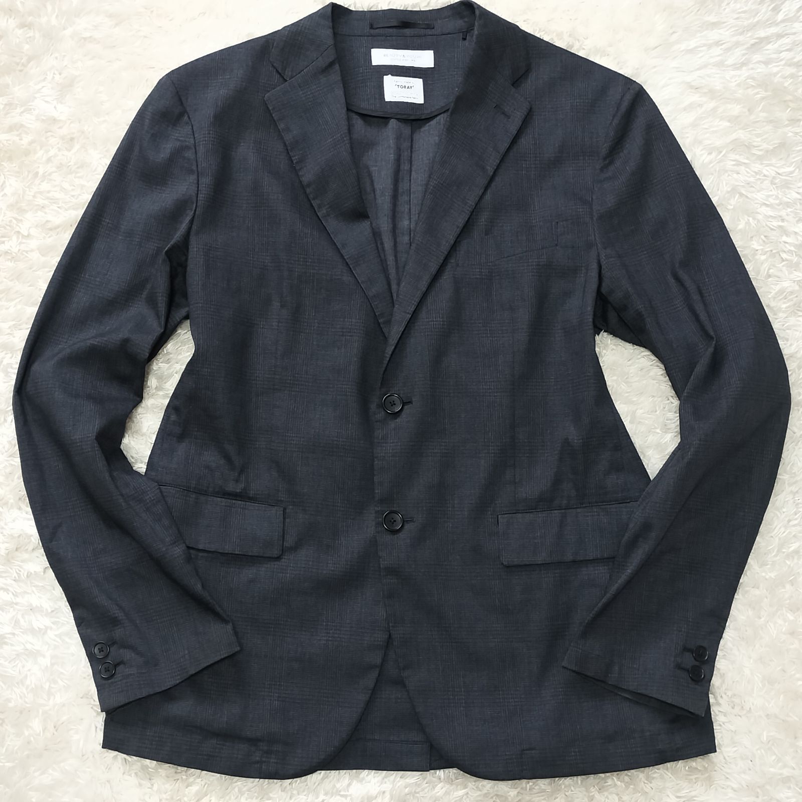 美品】BEAUTY＆YOUTH UNITED ARROWS グレンチェックジャケット