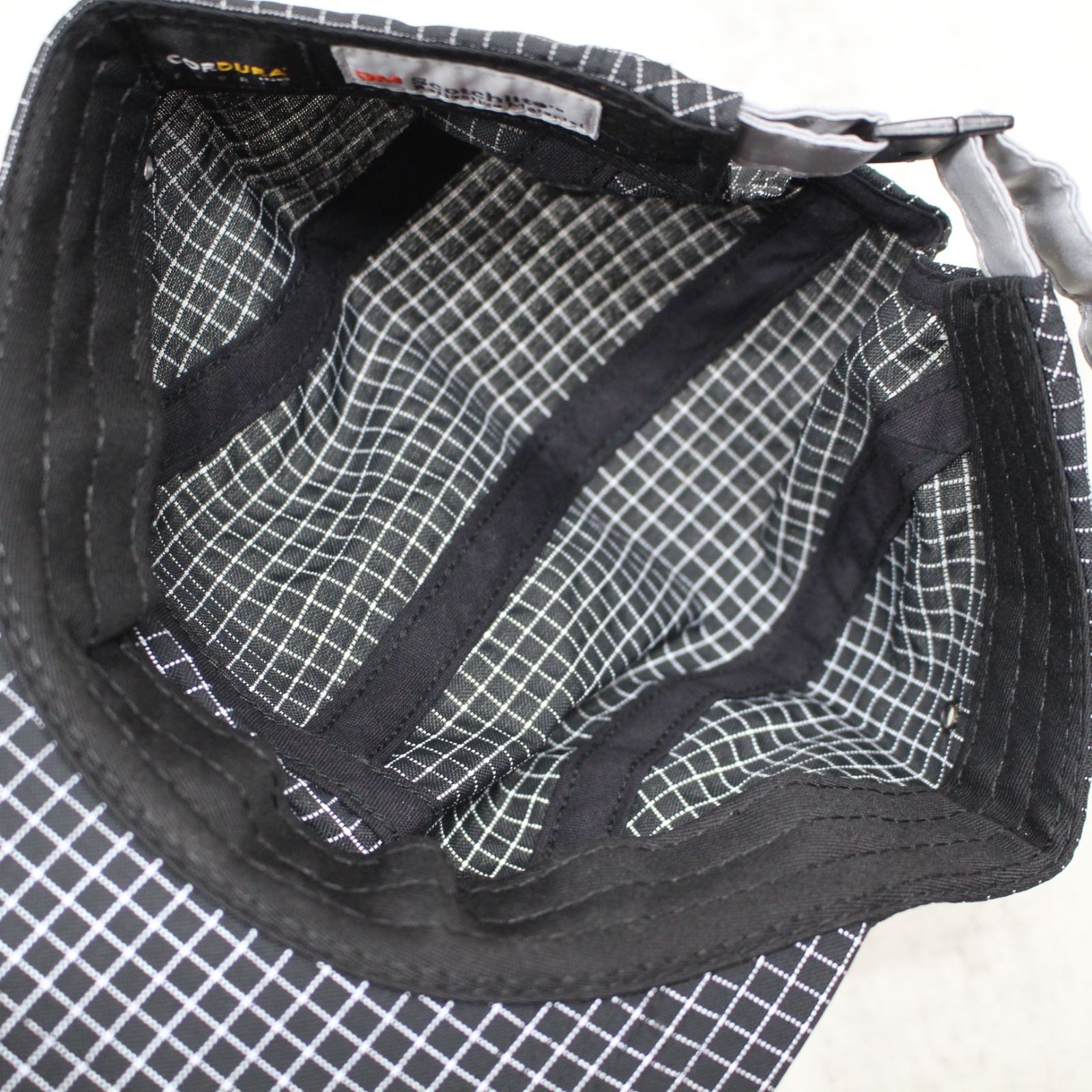 S058)【美品】Supreme 18AW Reflective Ripstop Camp Cap 3M