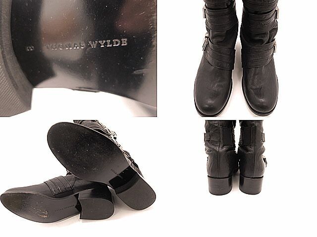 THOMAS WYLDE トーマスワイルド　ブーツ　ブラック THOMAS WYLDE トーマスワイルド ブーツ ブラック