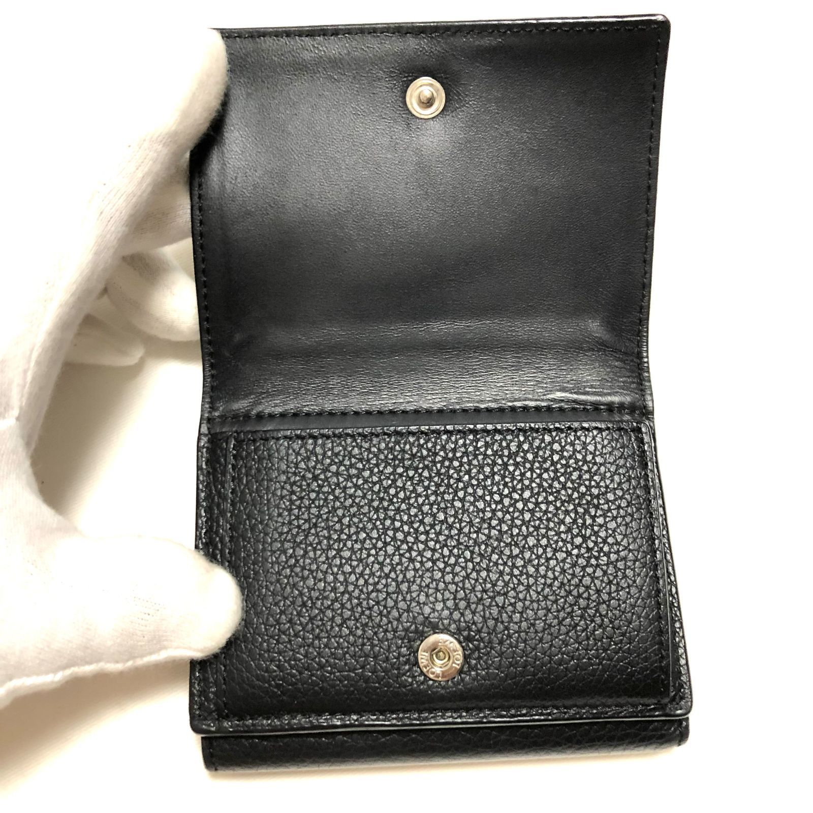⭐美品⭐LOEWE アナグラム コンパクトウォレット 三つ折り ⭐美品⭐LOEWE アナグラム コンパクトウォレット 三つ折り