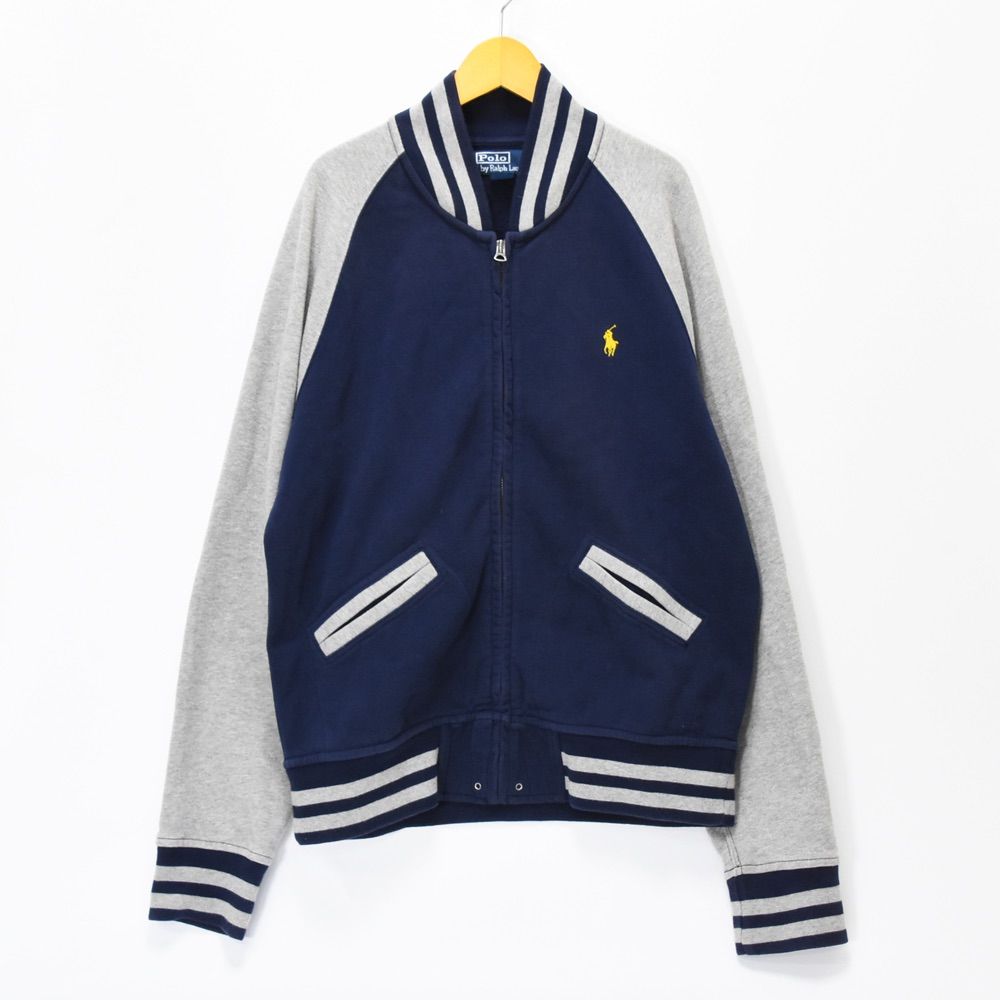 Aランク】 POLO RALPH LAUREN ポロ ラルフローレン メンズ L ジップ 