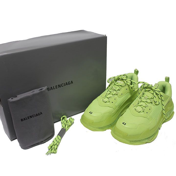 バレンシアガ triple s ネオン 43