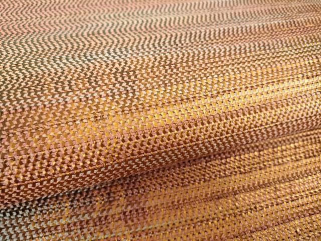 平和屋着物○西陣 全通柄袋帯 霞文 金糸 上代28万 証紙付き 正絹 逸品  