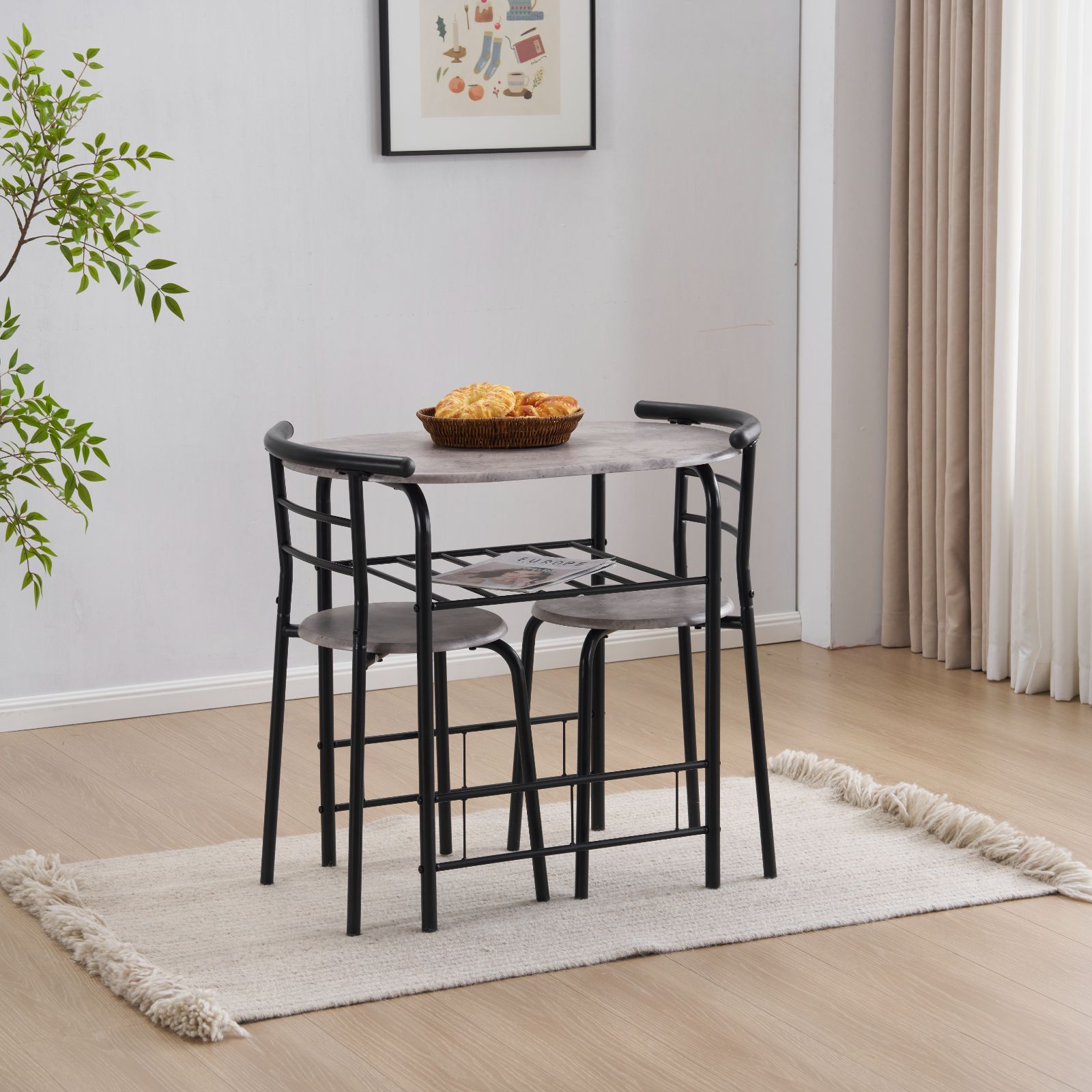 ナチュラルｘグレー