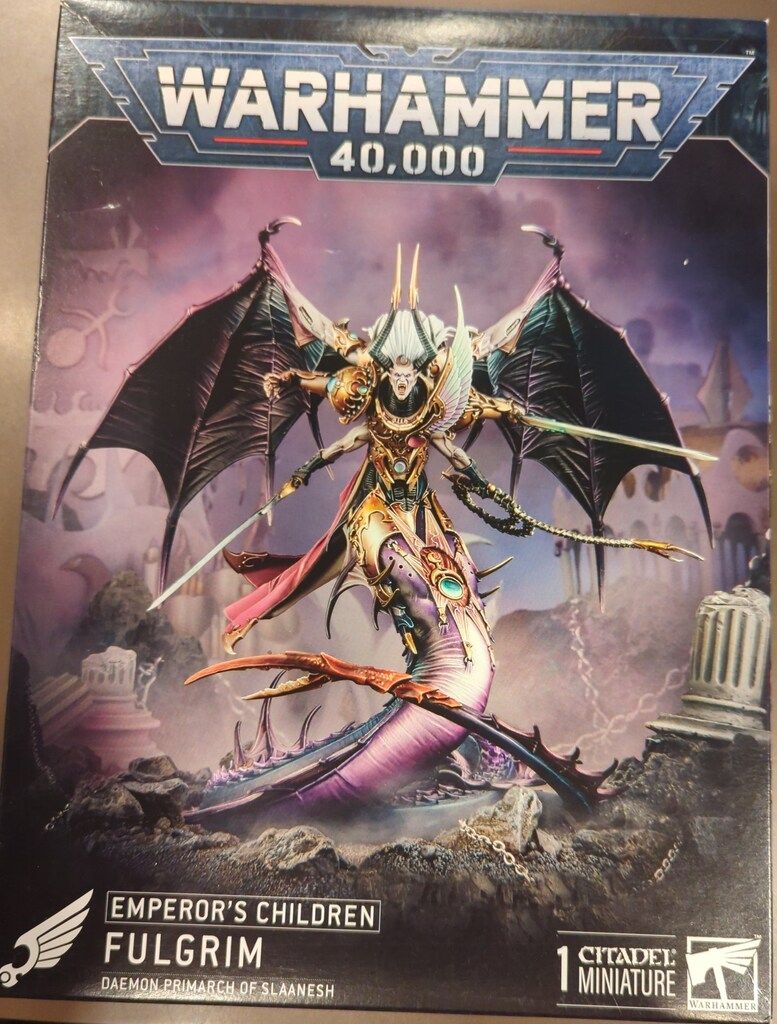GAMES WARKSHOP WARHAMMER40 000 EMPEROR S CHILDREN FULGRIM DAEMON PRIMARCH OF SLAAN