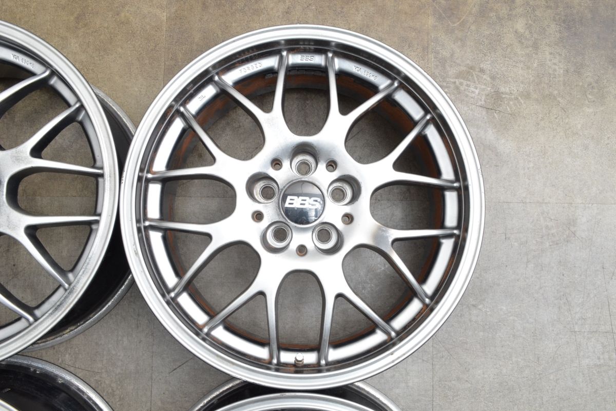 FORGED BBS RG714H 17インチ7.5JJ OFF48 PCD100-5H 中古アルミホイール