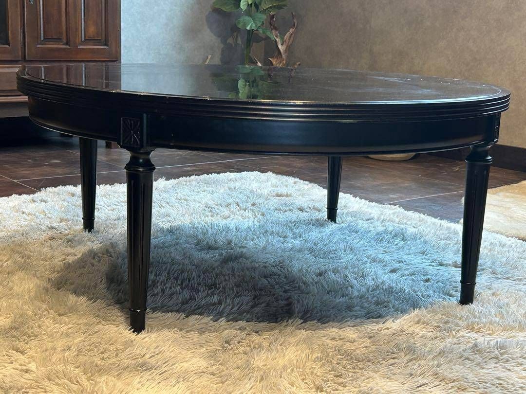 モリシゲローテーブルラウンドローテーブルブラウンテーブル円卓ISG