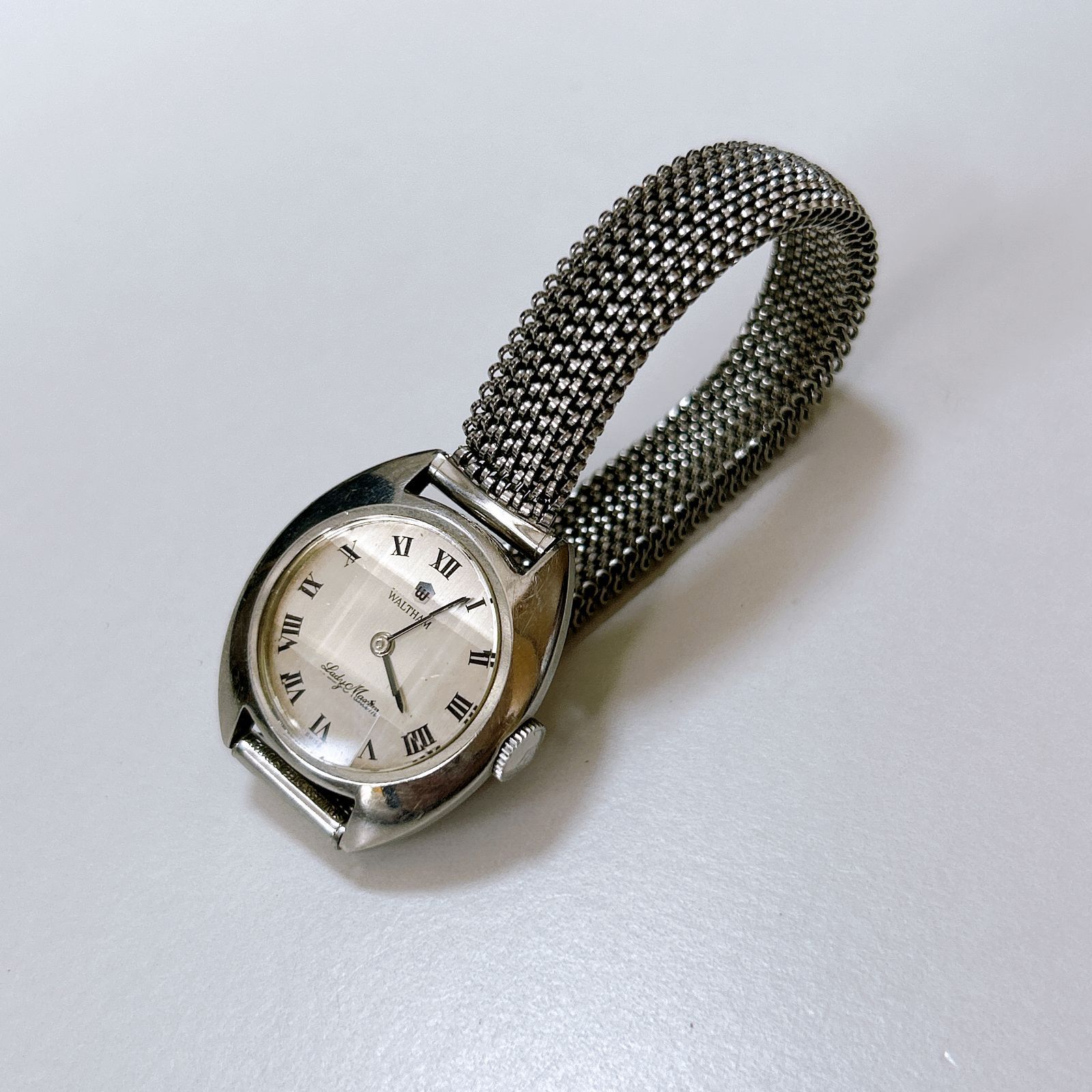 美品 WALTHAM ウォルサム 手巻き式 Lady Maxim レディマキシム カット