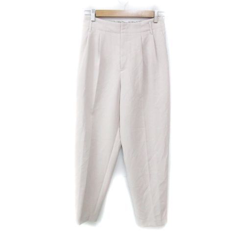 ロペピクニック ROPE Picnic タックパンツ テーパードパンツ ロング丈 40 L ピンクベージュ /FF18