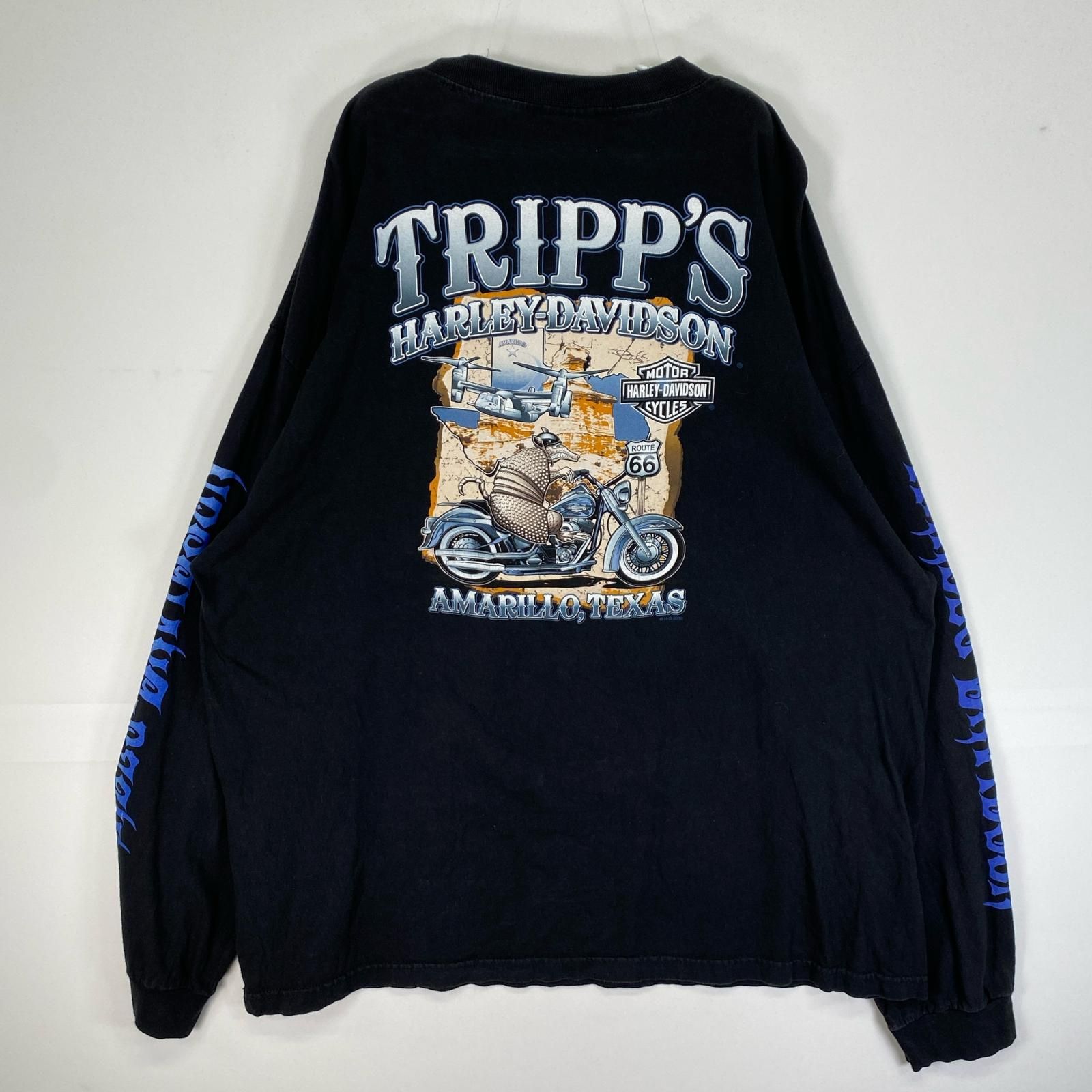 古着 ハーレーダビッドソン HARLEY DAVIDSON 長袖シャツ モーター