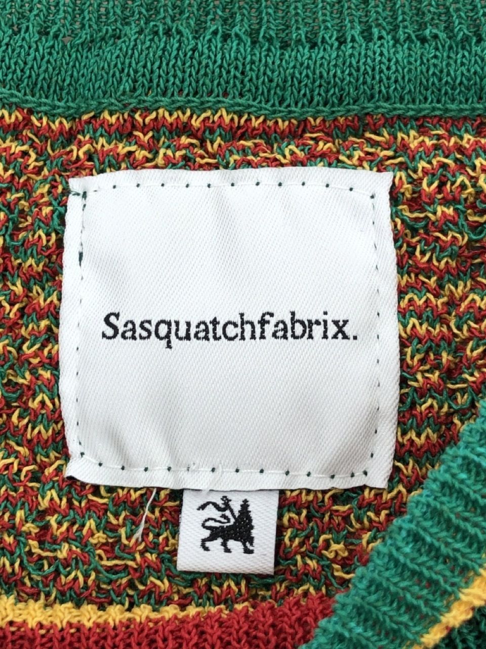 SASQUATCHfabrix. 23SS CREW NECK ROOTS H／S KNIT M - WHYNOT - メルカリ