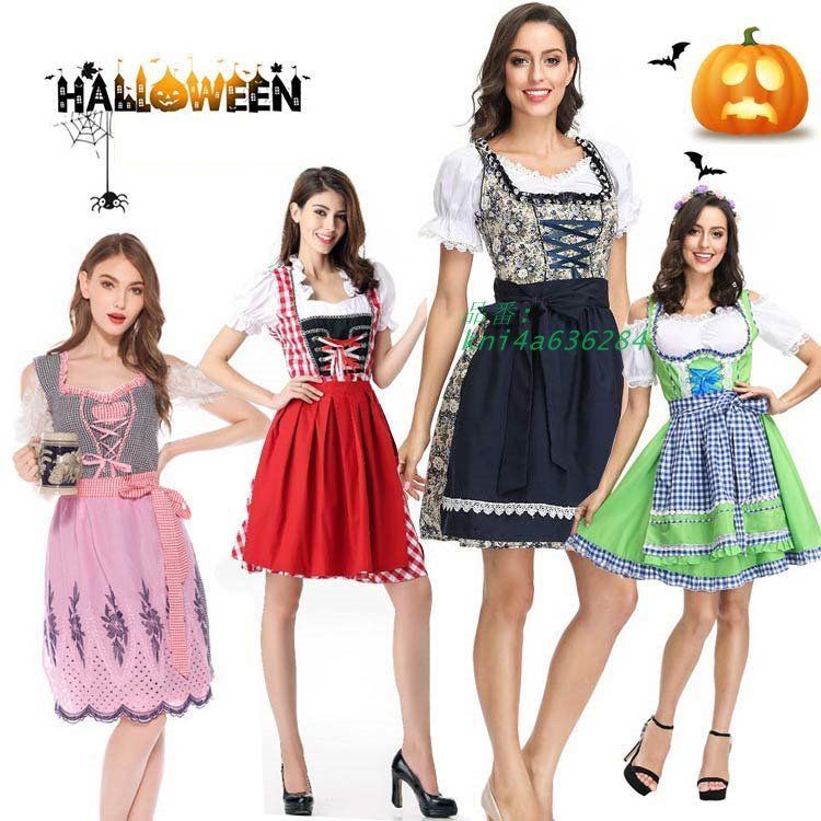 ハロウィン メイド服 プレセクシー カップル仮装 オクトーバーフェスト おすすめ 女 男ウケ ニーソックス レディース 可愛い kni4a636284